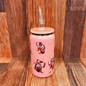 Pink Soda Insulated Can Tumbler